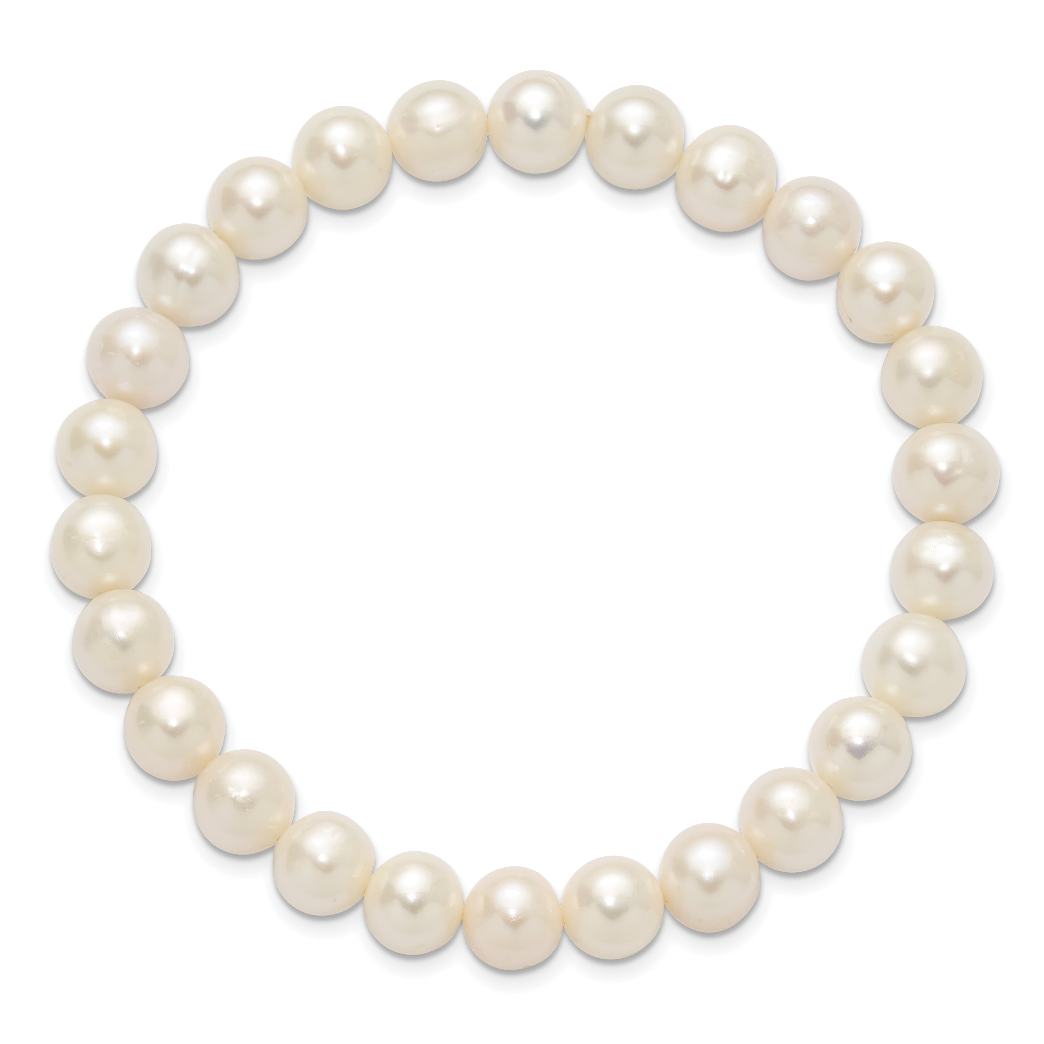 Freshwater Cultured Pearl Stainless Steel Bracelet 8mm
