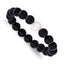 Stainless Steel Beaded Bracelet, 7 in