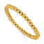 Men's Polished Gold-Tone Stainless Steel Bracelet 6mm