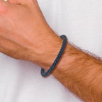 Men's Polished Stainless Steel Bracelet 5mm