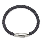 Men's Polished Stainless Steel Bracelet 5mm