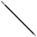 Men's Polished Stainless Steel Bracelet 5mm 8in