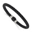 Men's Brushed and Polished Woven Stainless Steel Bracelet 6mm