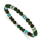 Polished Stainless Steel Bracelet 6.6mm