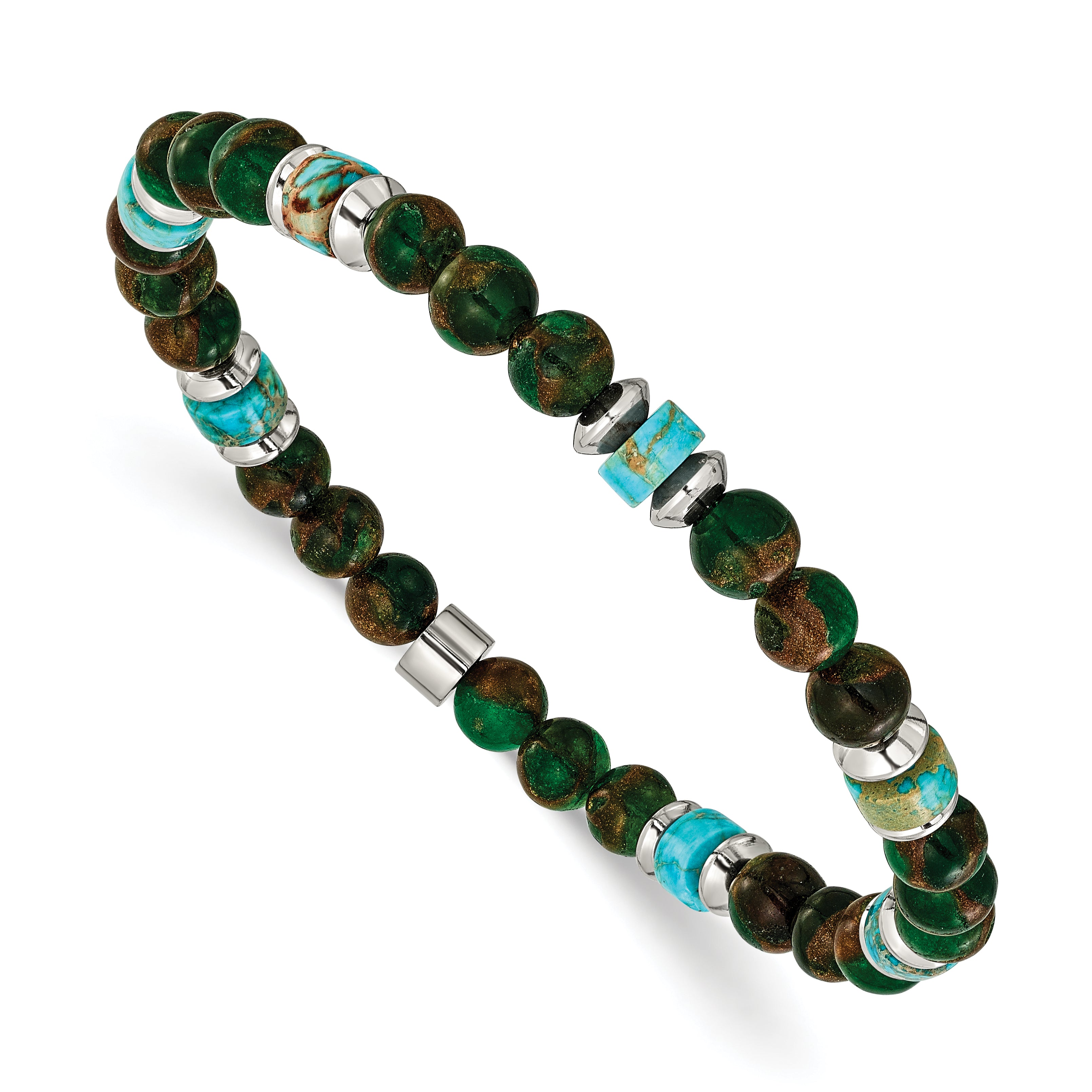 Polished Stainless Steel Bracelet 6.6mm