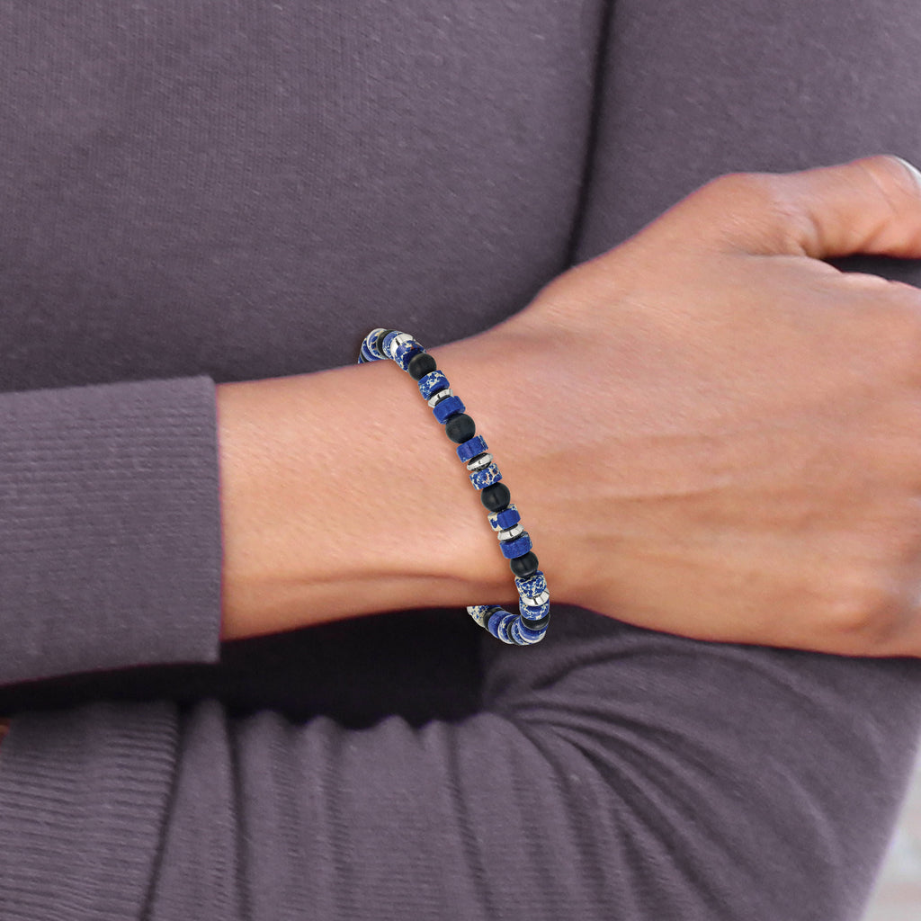 Polished Stainless Steel Bracelet 6.4mm