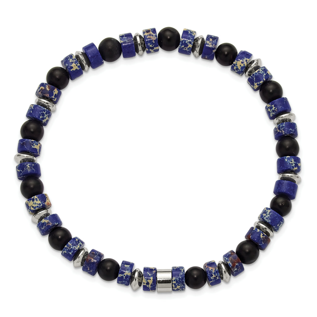 Polished Stainless Steel Bracelet 6.4mm