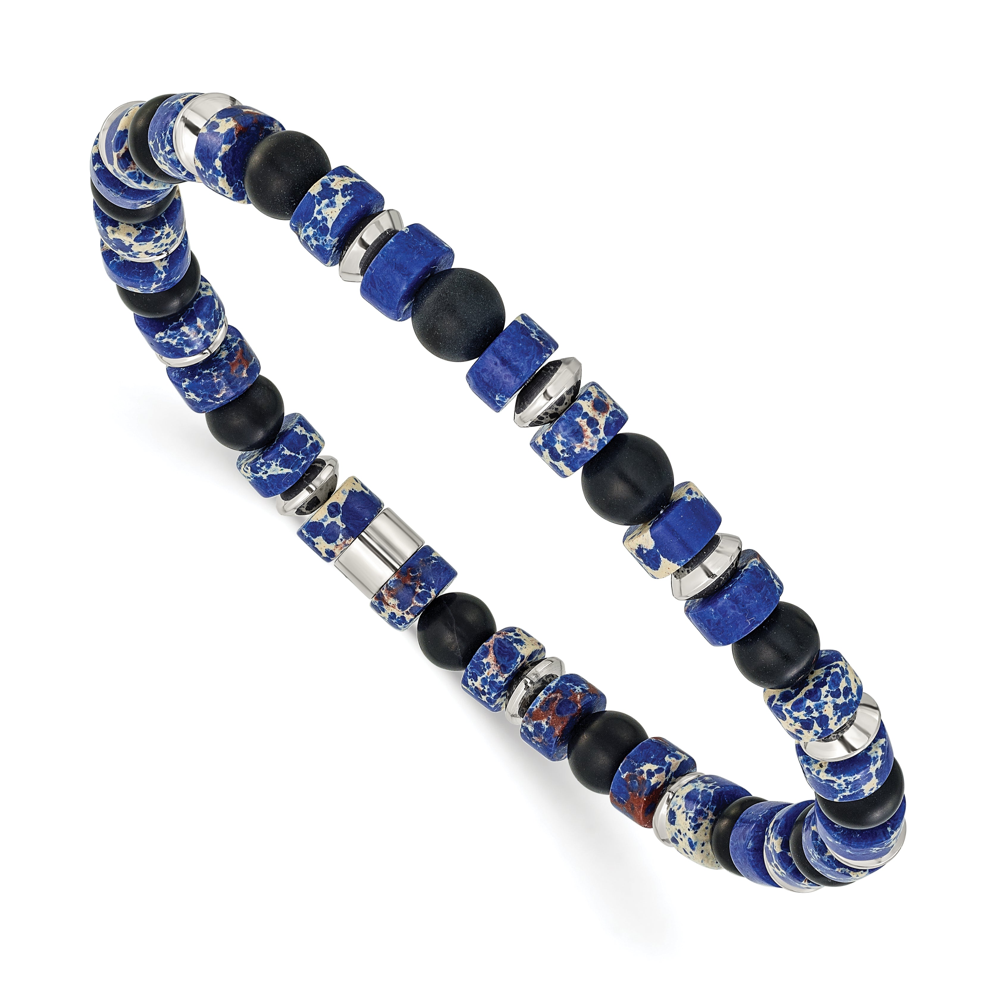 Polished Stainless Steel Bracelet 6.4mm