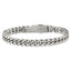 Men's Polished Stainless Steel Curb Chain Bracelet 8mm