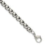 Men's Polished Stainless Steel Link Bracelet 10.5mm