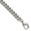 Men's Polished Stainless Steel Curb Chain Bracelet 8mm 8.5in