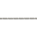 Polished Franco Stainless Steel Chain Bracelet 4mm