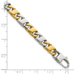 Men's Gold-Tone Polished Infinity Stainless Steel Other Chains Chain Bracelet 6mm