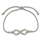 Polished Infinity Stainless Steel Bracelet 2.3mm