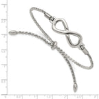 Polished Infinity Stainless Steel Bracelet 2.3mm