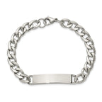 Polished Stainless Steel ID Bracelet 8mm
