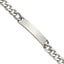 Polished Stainless Steel ID Bracelet 8mm