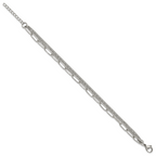 Polished Stainless Steel Other Chains Chain Bracelet 4mm