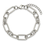 Polished Stainless Steel Bracelet 8.6mm
