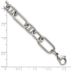 Polished Stainless Steel Bracelet 8.6mm
