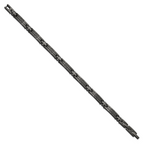 Men's Gunmetal Polished Cross Stainless Steel Bracelet 6mm