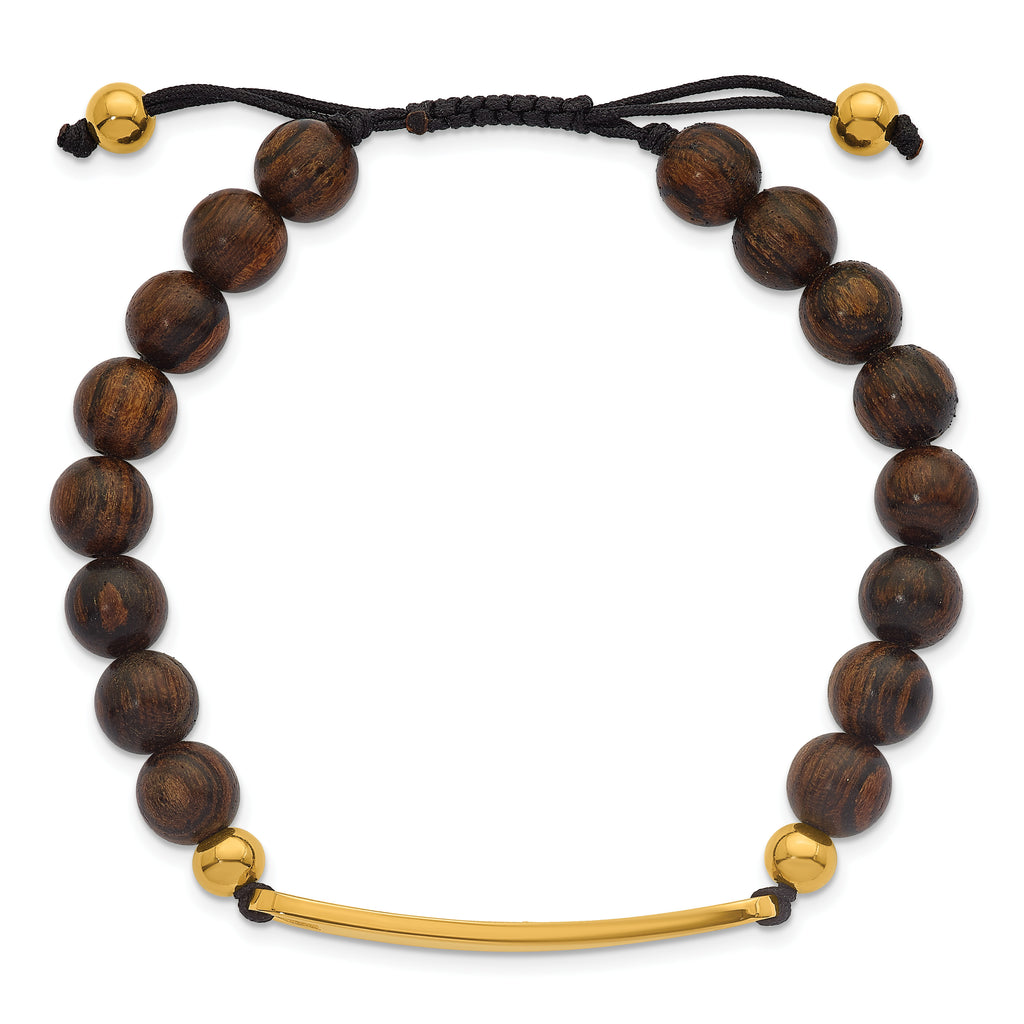 Stainless Steel Beaded Chain Bracelet 8.25mm