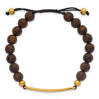 Stainless Steel Beaded Chain Bracelet 8.25mm