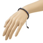 Brushed Grey Hematite Stainless Steel Ball (Beaded) Chain Bracelet 7.5mm