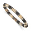 Brushed Grey Hematite Stainless Steel Ball (Beaded) Chain Bracelet 6.5mm