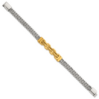 Polished Gold-Tone Stainless Steel Bracelet 7.8mm