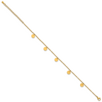 Polished Gold-Tone Stainless Steel Bracelet 6.85mm