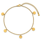 Polished Gold-Tone Stainless Steel Bracelet 6.85mm