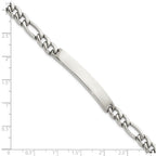 Polished Franco Stainless Steel ID Bracelet 7mm