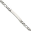 Polished Franco Stainless Steel ID Bracelet 7mm