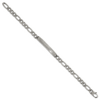 Antiqued Franco Stainless Steel ID Bracelet 7mm