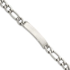 Polished Franco Stainless Steel ID Bracelet 9mm