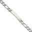 Polished Franco Stainless Steel ID Bracelet 9mm