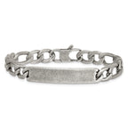 Antiqued Franco Stainless Steel ID Bracelet 9mm