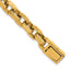 Polished Gold-Tone Stainless Steel Bracelet 11.5mm