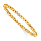 Polished Gold-Tone Stainless Steel Bracelet