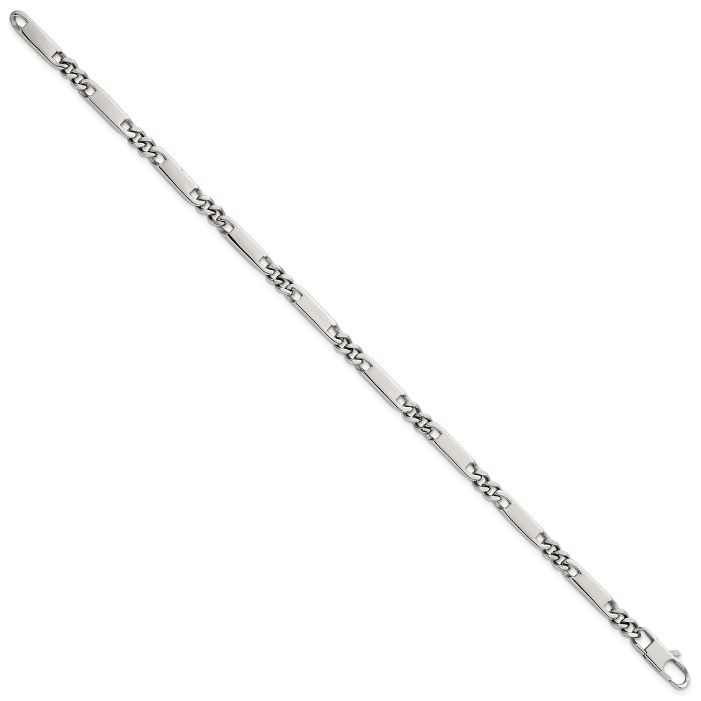 Polished Stainless Steel Bracelet 4mm