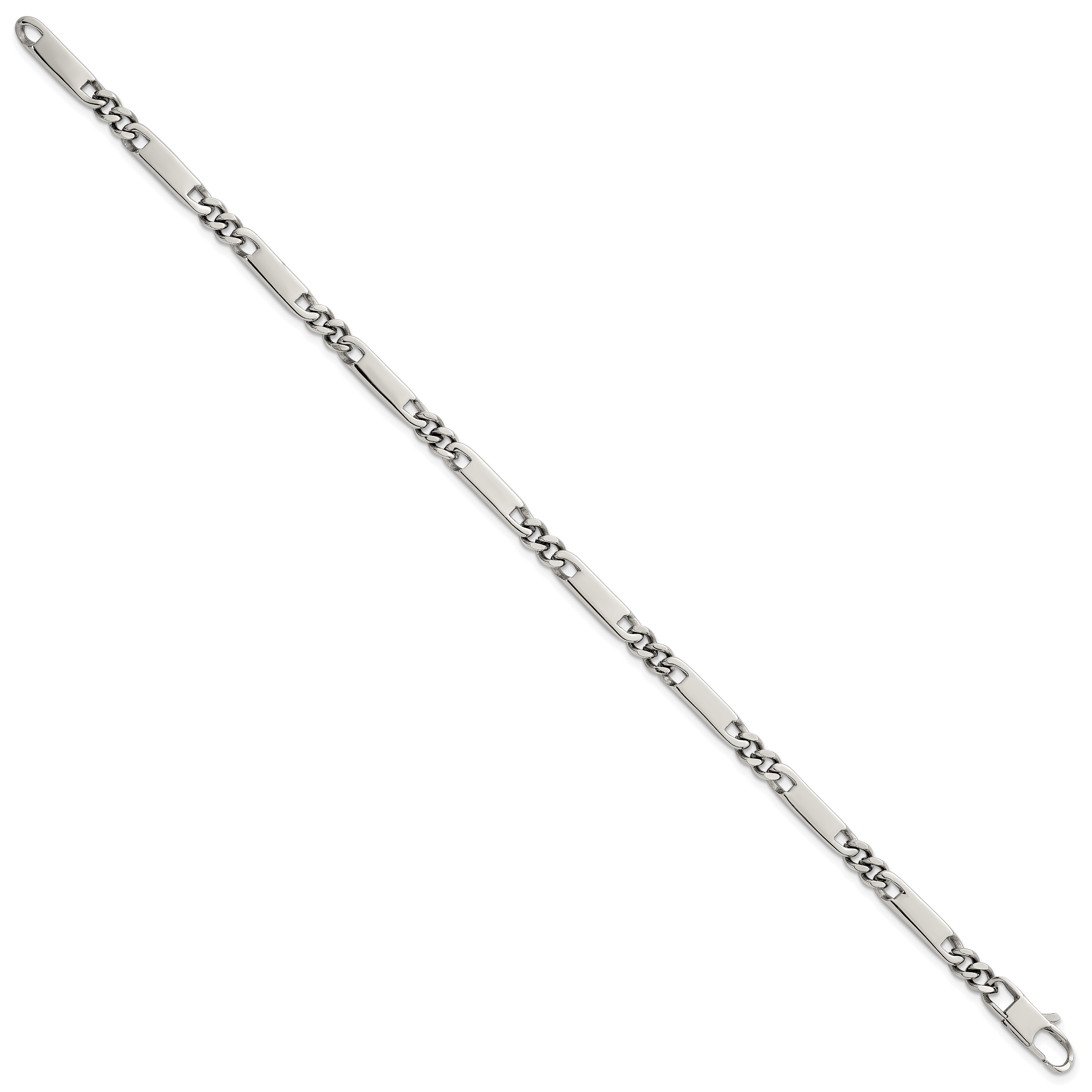 Polished Stainless Steel Bracelet 4mm