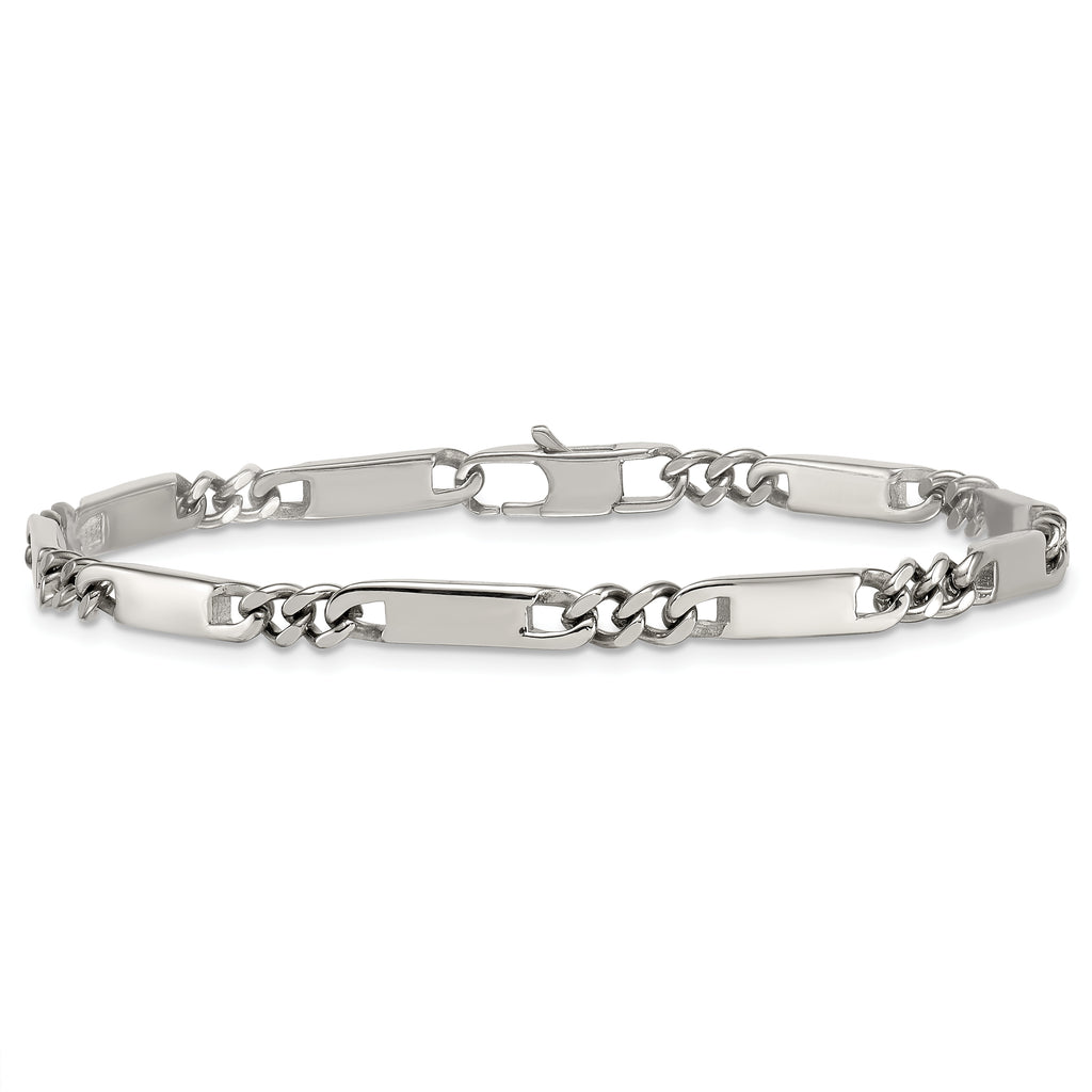 Polished Stainless Steel Bracelet 4mm