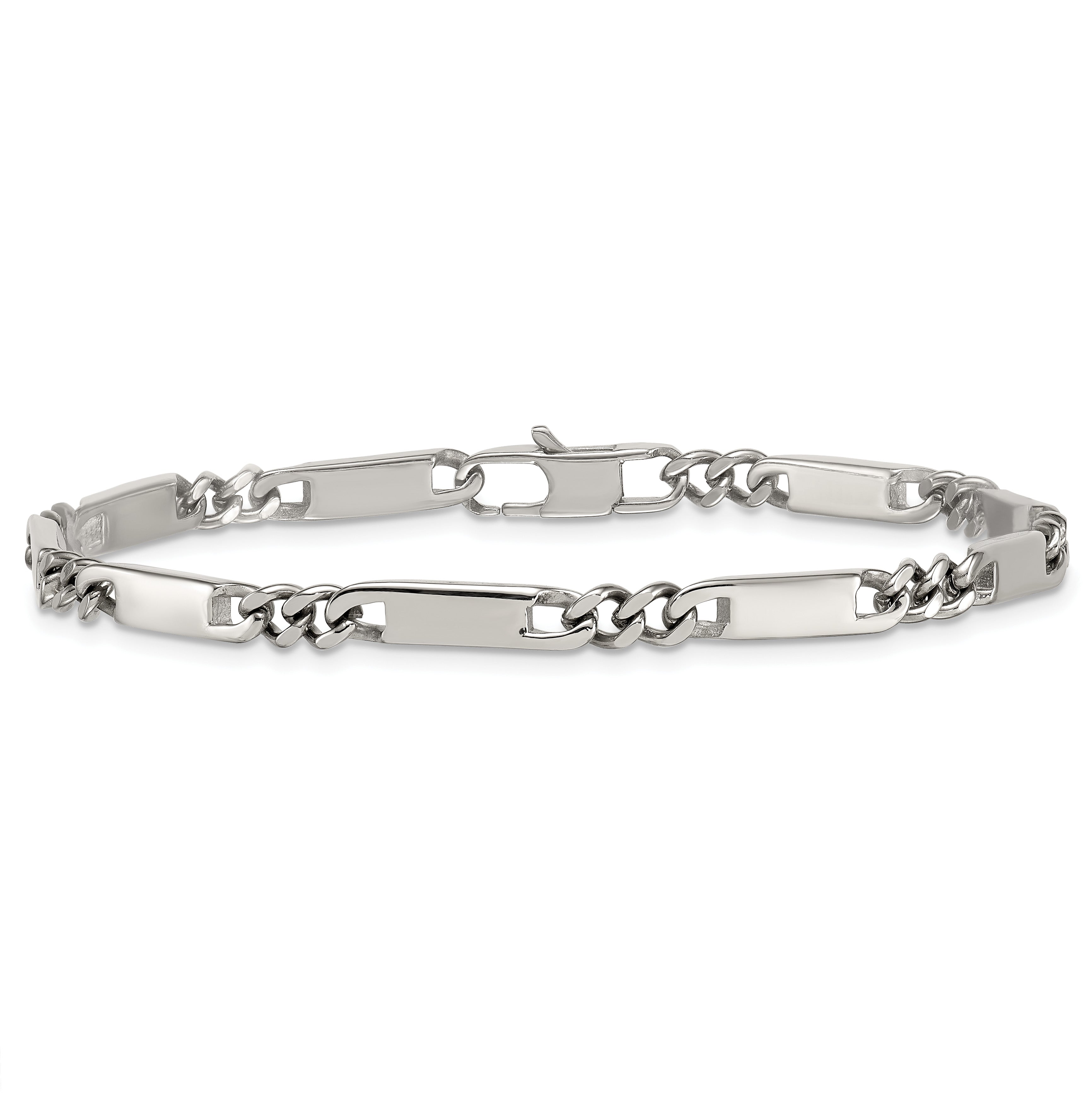 Polished Stainless Steel Bracelet 4mm