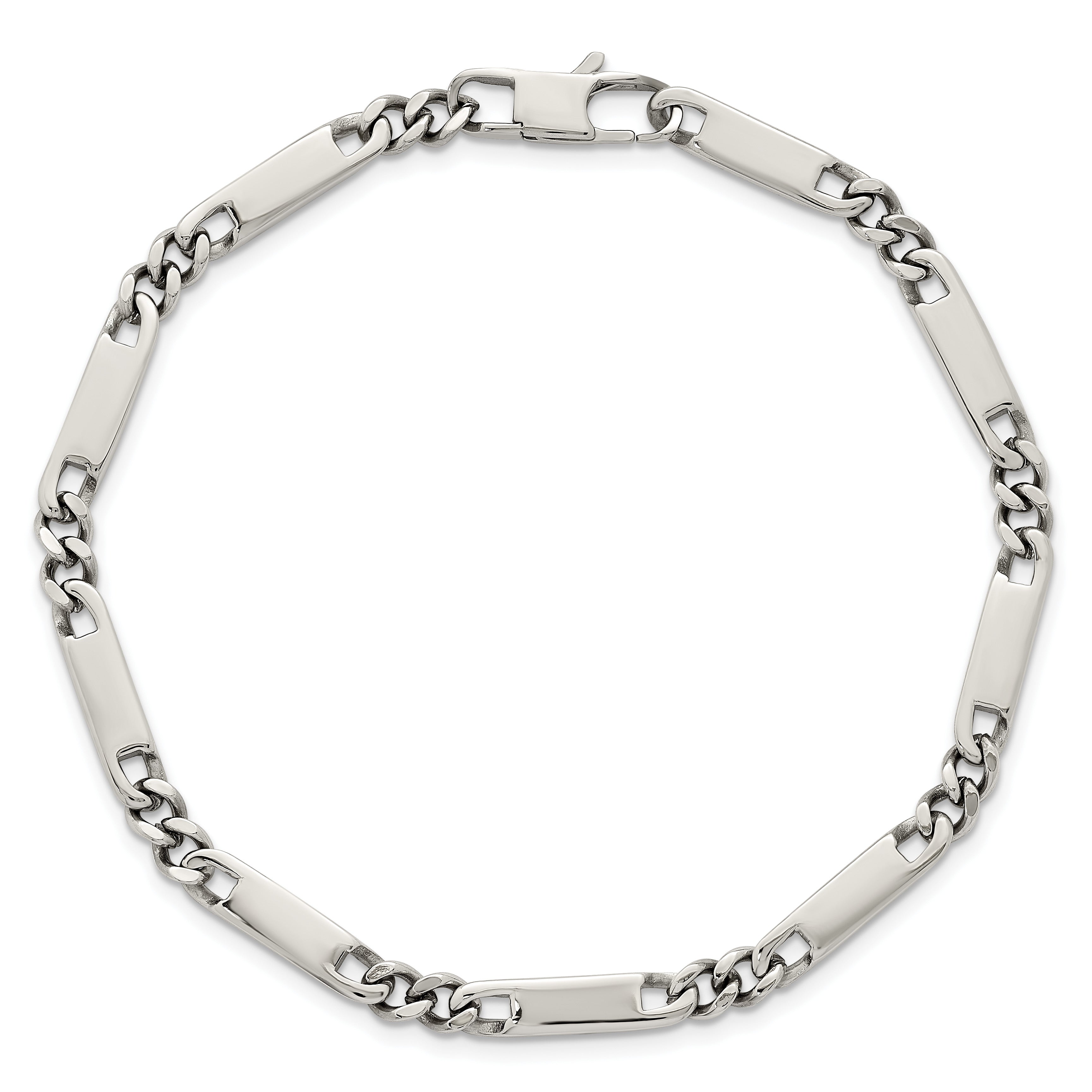 Polished Stainless Steel Bracelet 4mm