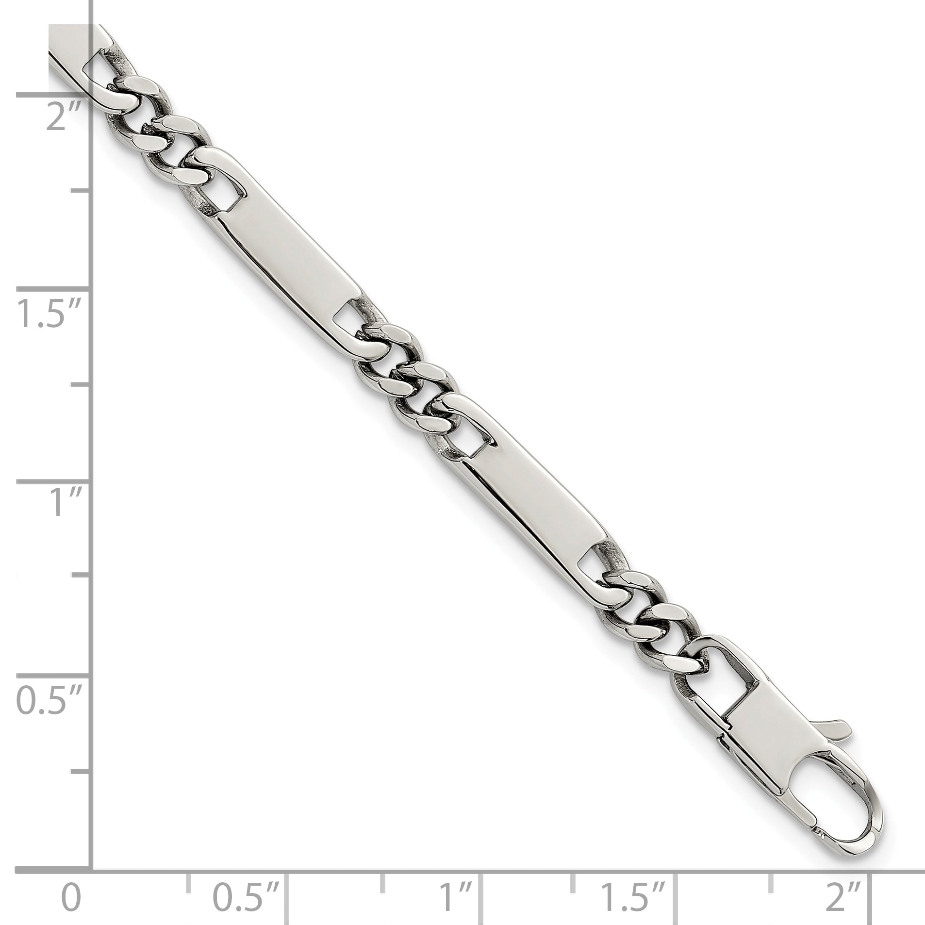 Polished Stainless Steel Bracelet 4mm