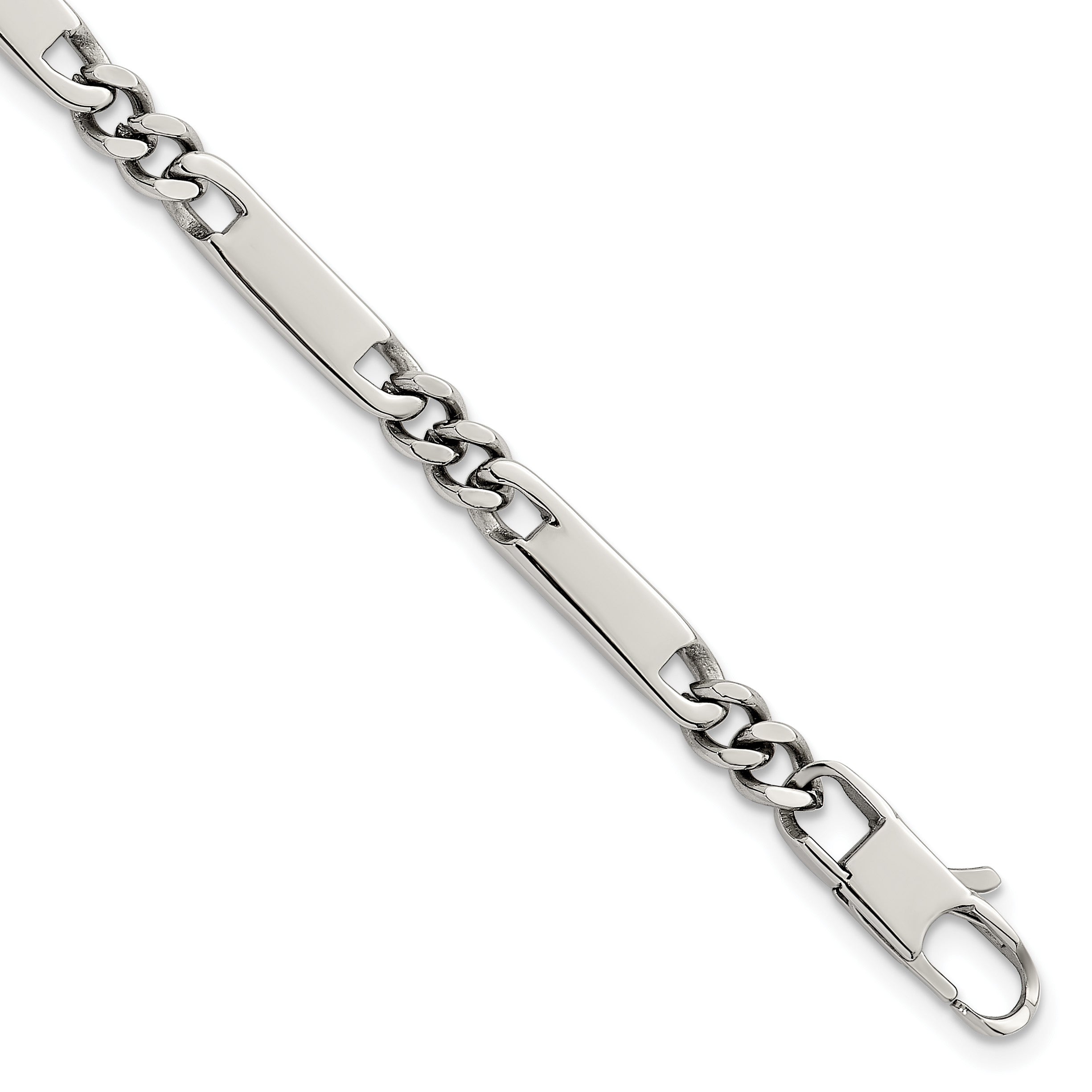 Polished Stainless Steel Bracelet 4mm Main image