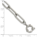 Polished Stainless Steel Bracelet 8mm