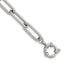 Polished Stainless Steel Bracelet 8mm