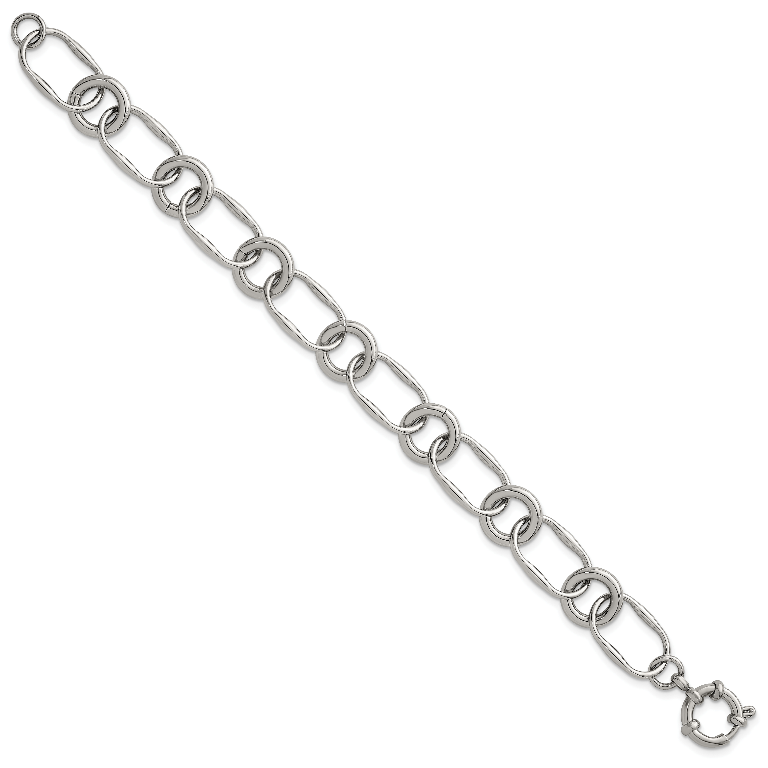Polished Stainless Steel Bracelet 12.55mm
